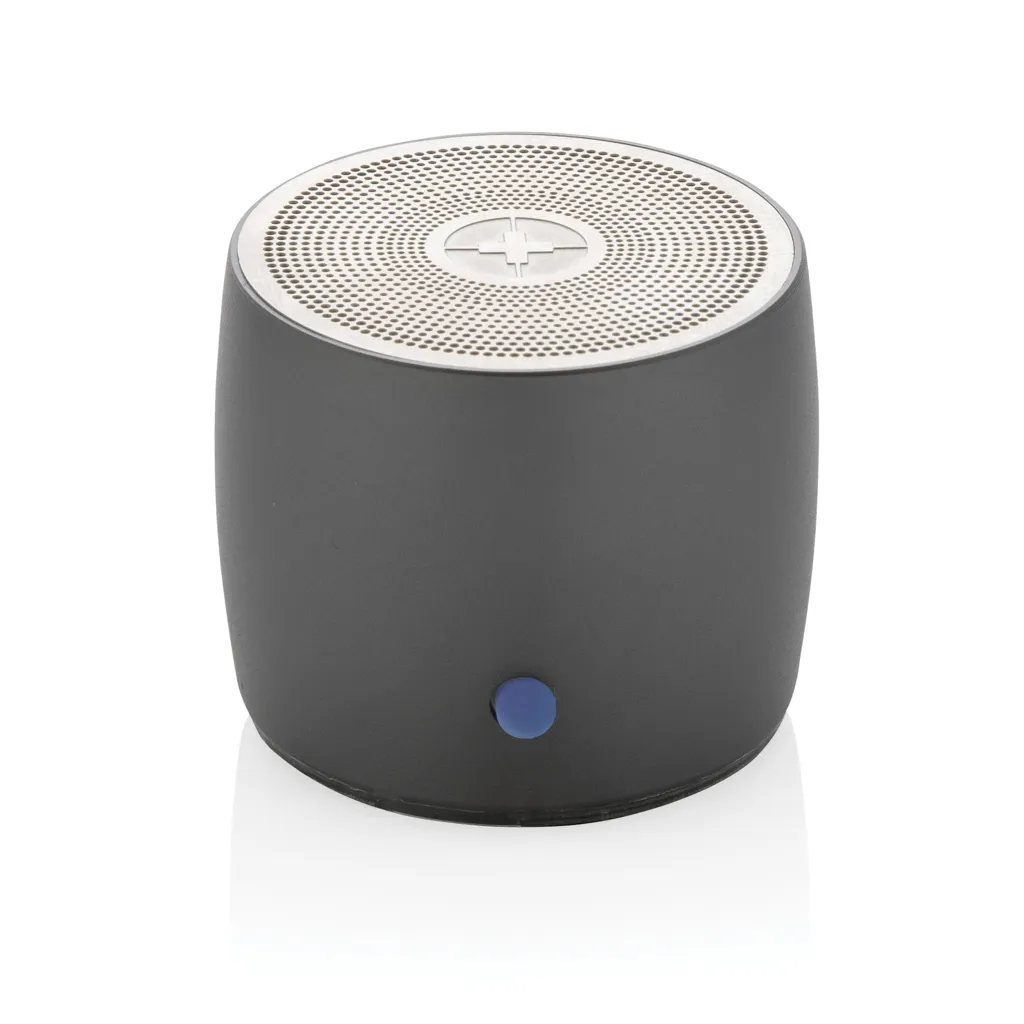 Swiss Peak RCS recycled aluminium 3W bass speaker