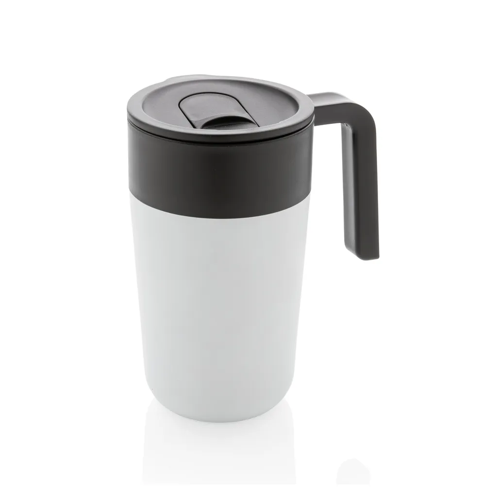 GRS Recycled PP and SS mug with handle