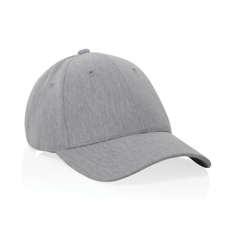 Milo AWARE™ recycled heather 6 panel cap 200gr