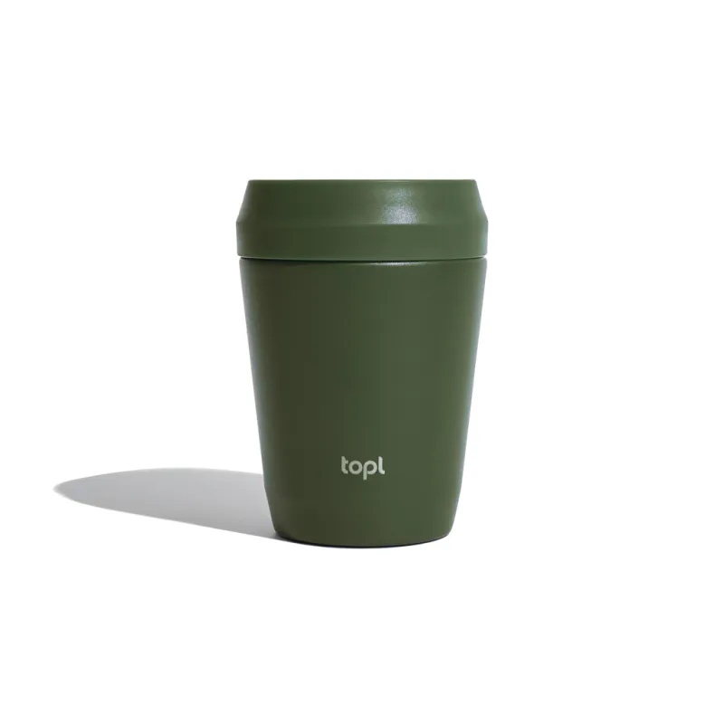 Topl Recycled Steel To Go Tumbler Patented 360 Lid 235ml
