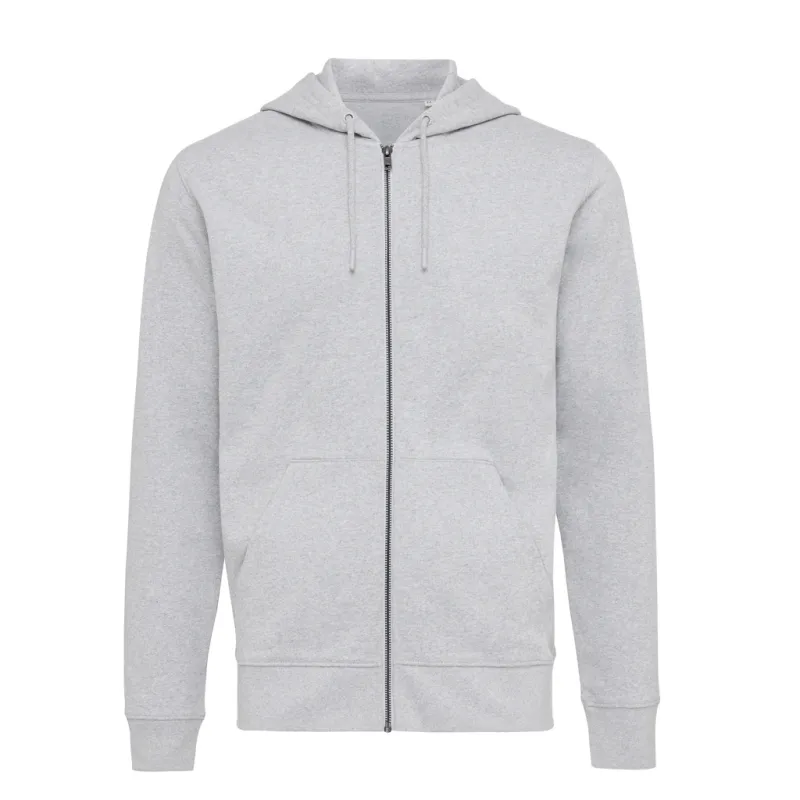 IQONIQ Abisko recycled cotton zip through hoodie