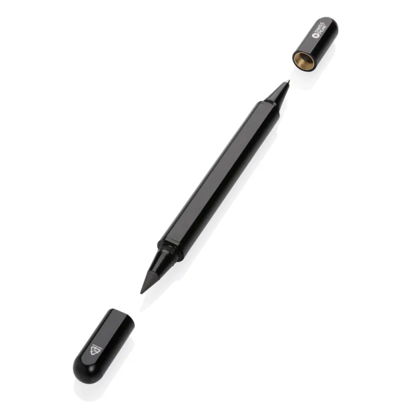 Swiss Peak Storm RCS recycled aluminium dual tip pen