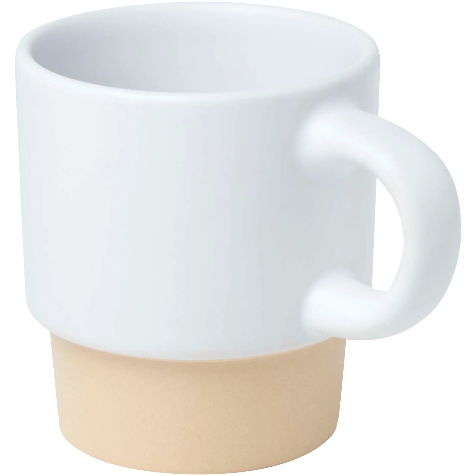 Olympia 130 ml stackable expresso cup with clay bottom