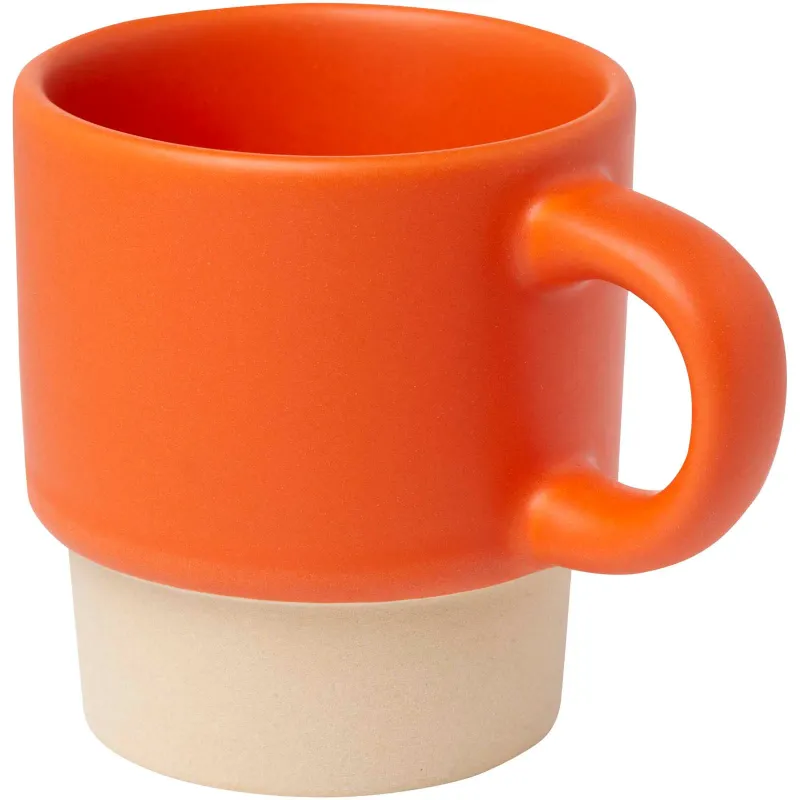 Olympia 130 ml stackable expresso cup with clay bottom