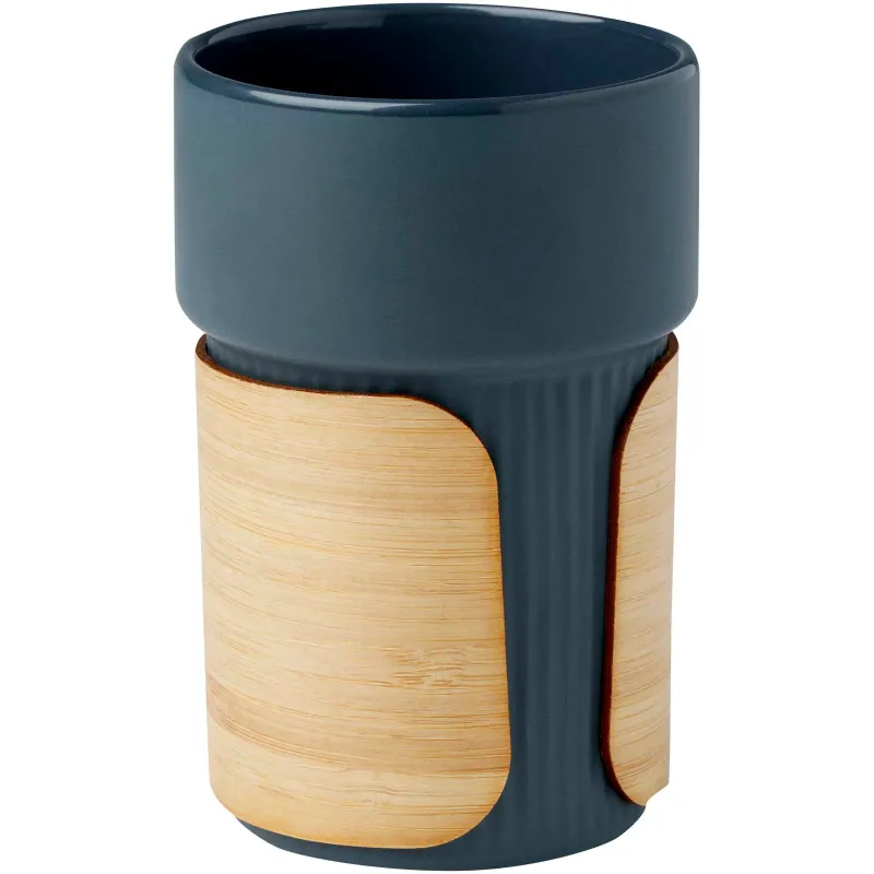Fika 340 ml tumbler with bamboo sleeve