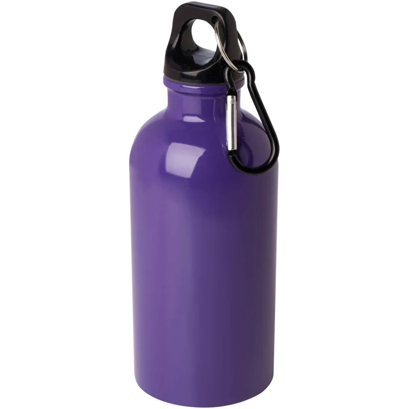 Oregon 400 ml RCS certified single wall stainless steel water bottle with carabiner