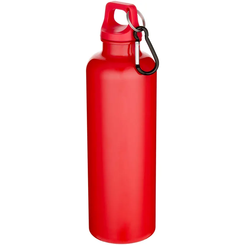Oregon 750 ml solid colour RCS recycled plastic water bottle with carabiner
