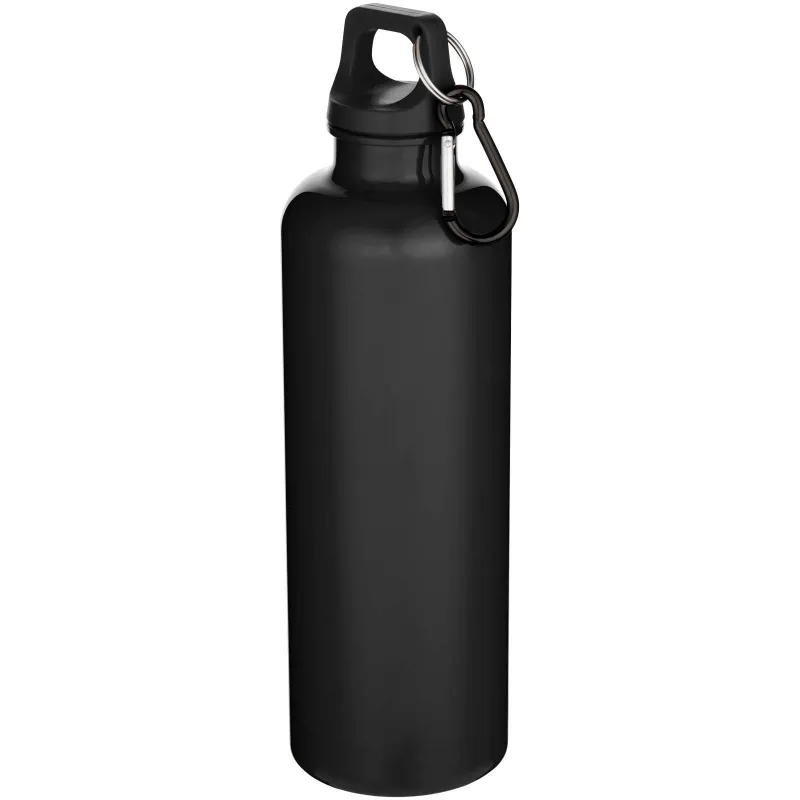 Oregon 750 ml solid colour RCS recycled plastic water bottle with carabiner