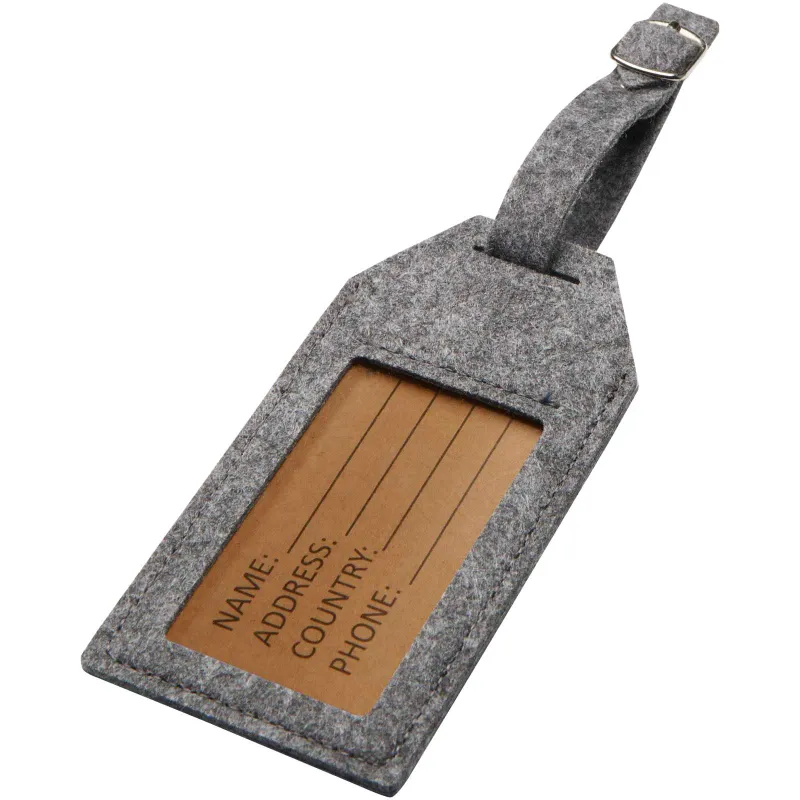 Tie luggage tag