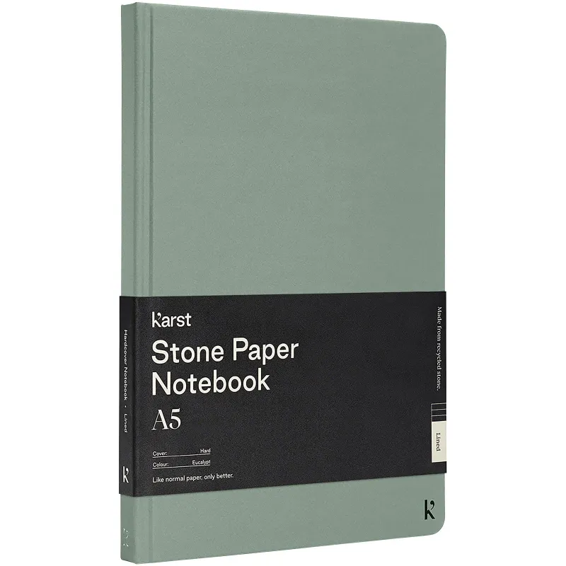 Karst® A5 stone paper hardcover notebook - lined