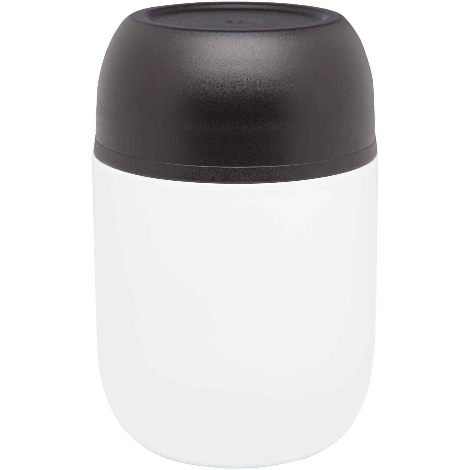 Supo 480 ml double-walled recycled stainless steel lunch pot with foldable spoon