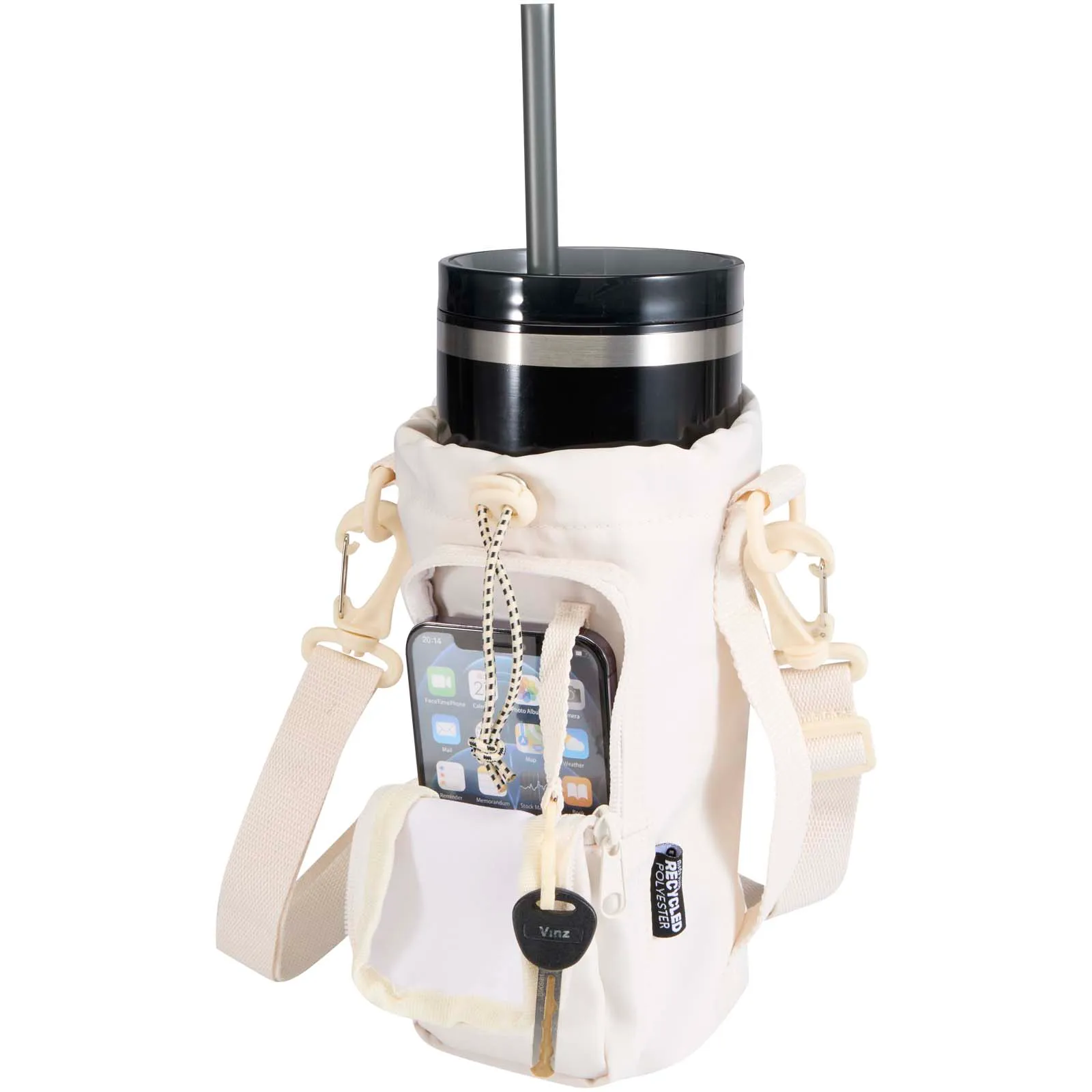 Trip Aware™ recycled travel bottle bag 2L