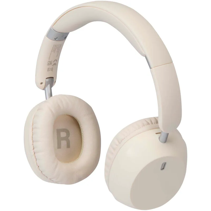 Hoggar recycled plastic over-ear foldeable ANC and ENC headphones