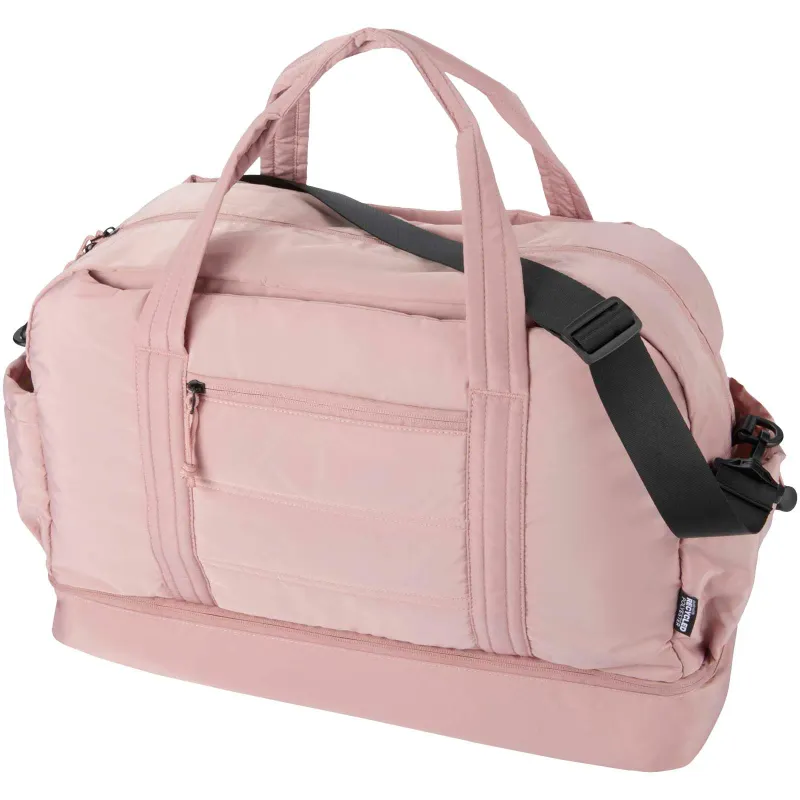 Puffer GRS recycled duffel bag with insulated bottom 30L