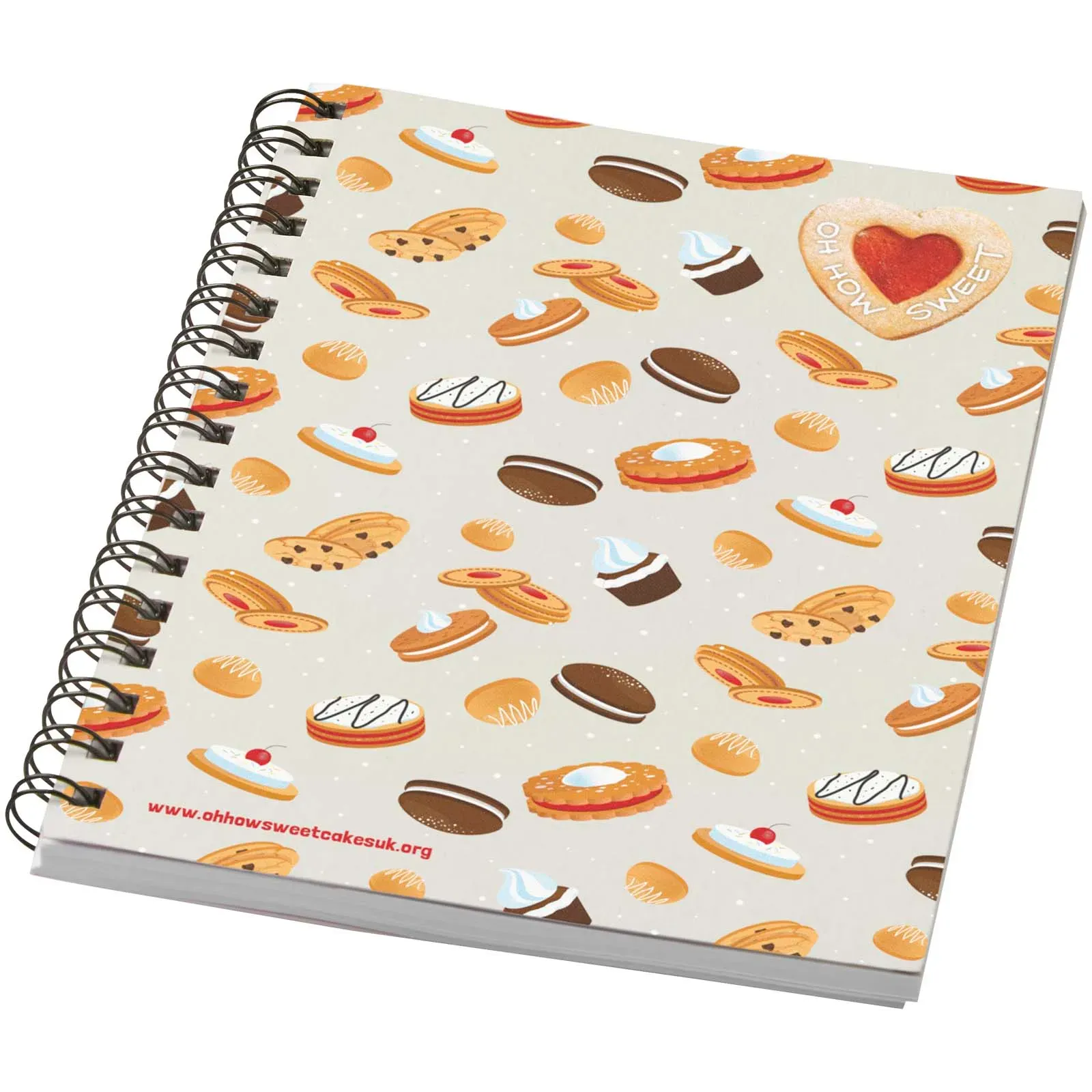 Desk-Mate® A6 colour spiral notebook