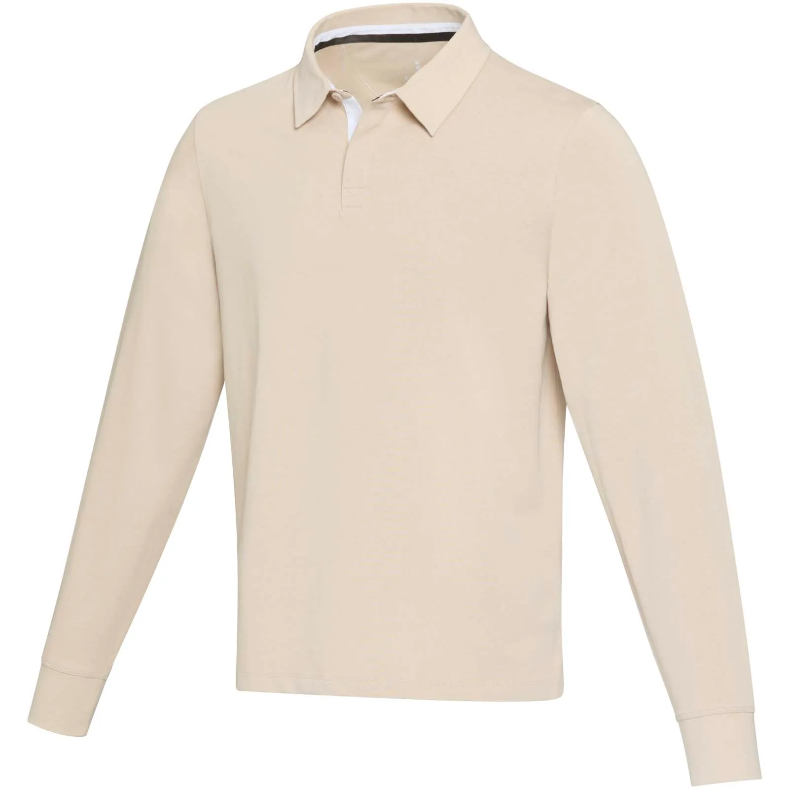 Clyde unisex organic rugby polo sweatshirt
