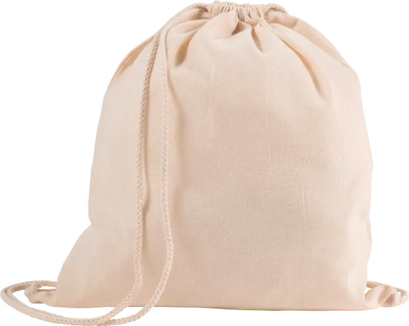 Cotton drawstring bag. (120gsm/3.54oz)