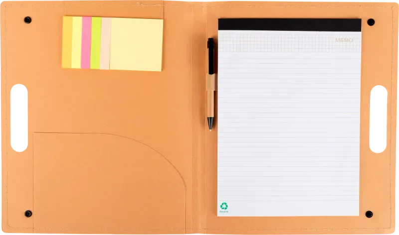 Cardboard writing folder