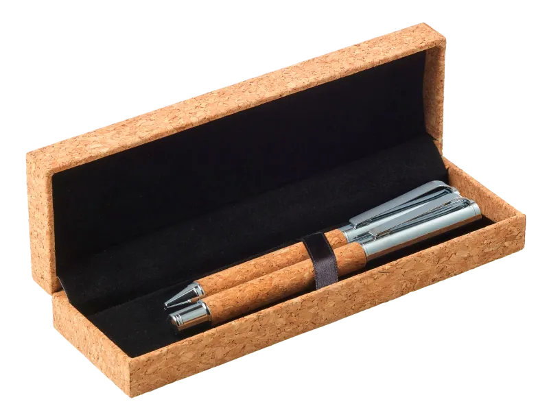 Cork writing set