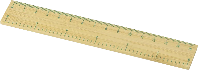 Bamboo ruler (15cm)