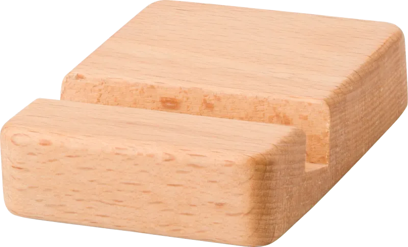 Beech wood phone holder