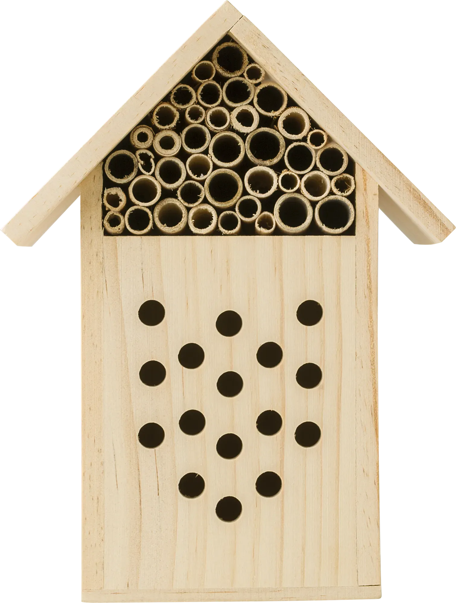 Wooden bee house