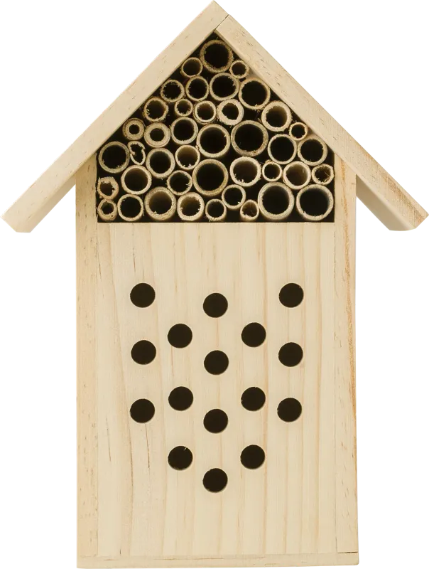 Wooden bee house