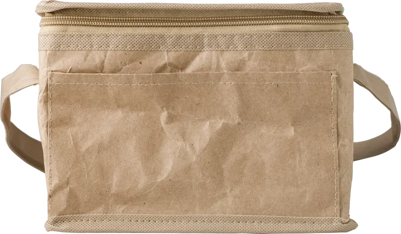 Paper woven cooler bag