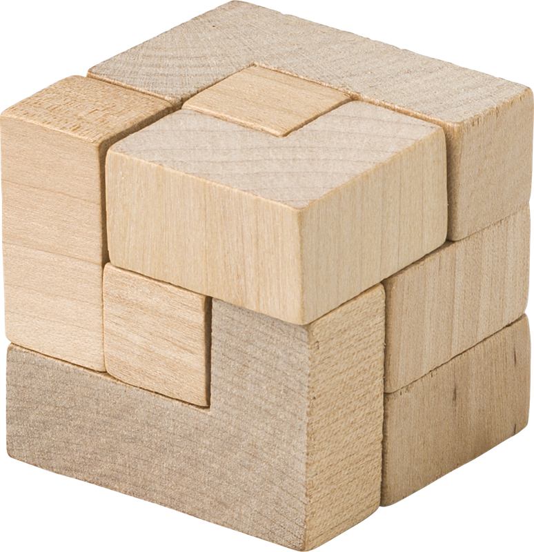 Wooden cube puzzle