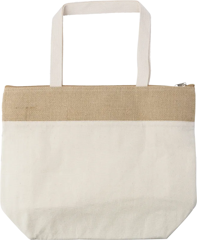 Jute shopper cool bag. (220gsm/6.49oz)