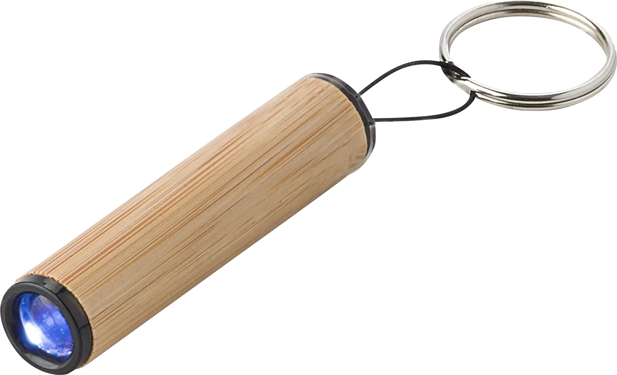 Bamboo mini torch keyring