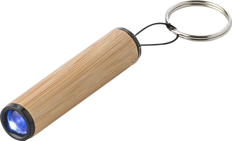 Bamboo mini torch keyring