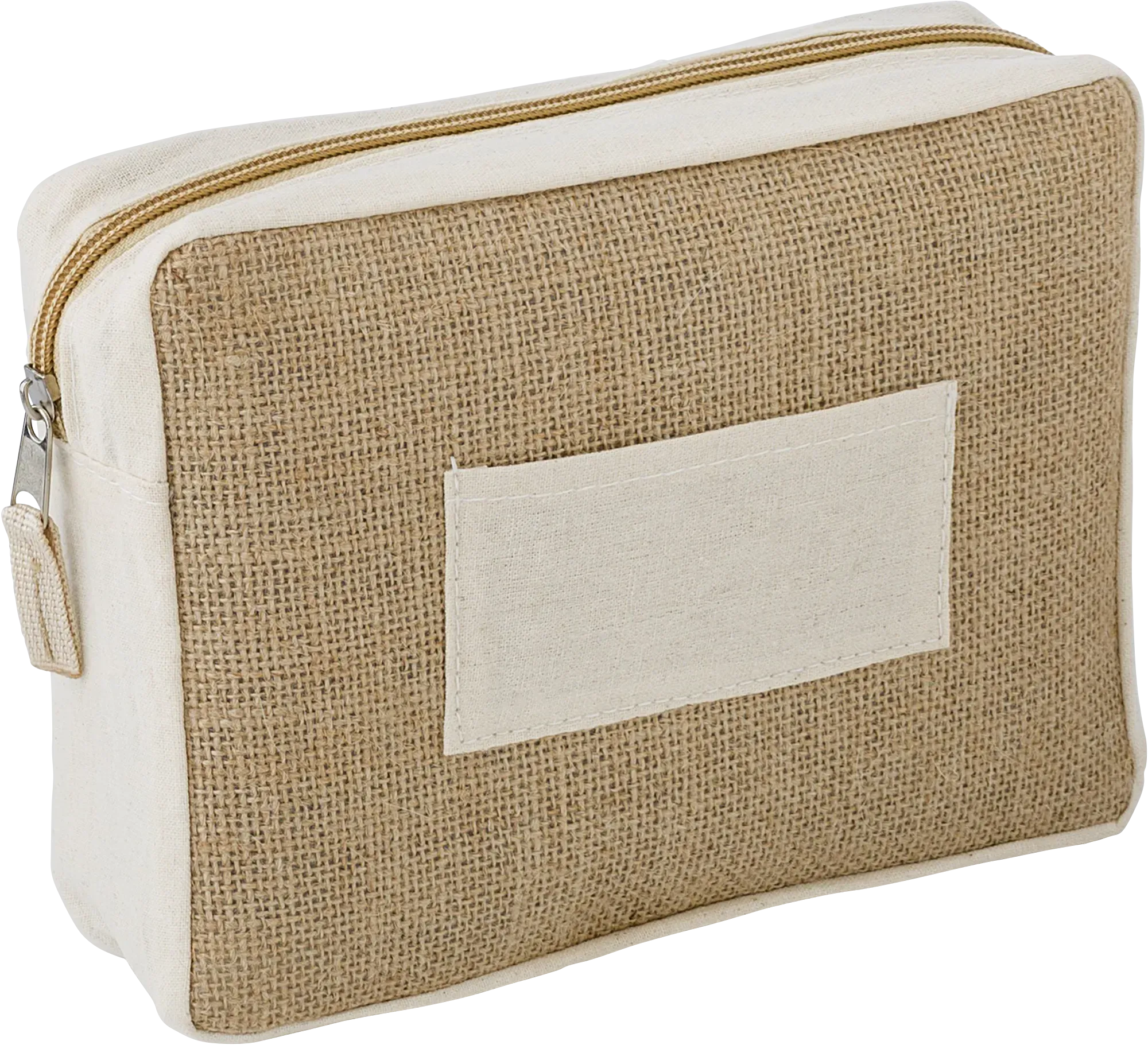 Jute toiletry bag
