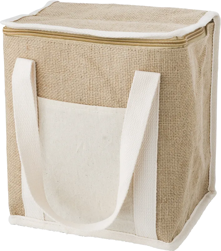 Jute cooler bag