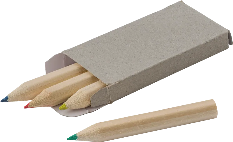 Coloured mini pencil set (4pc)