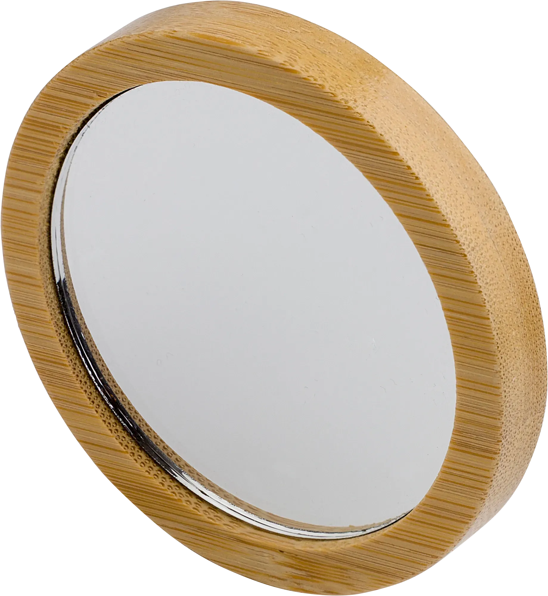 Bamboo pocket mirror