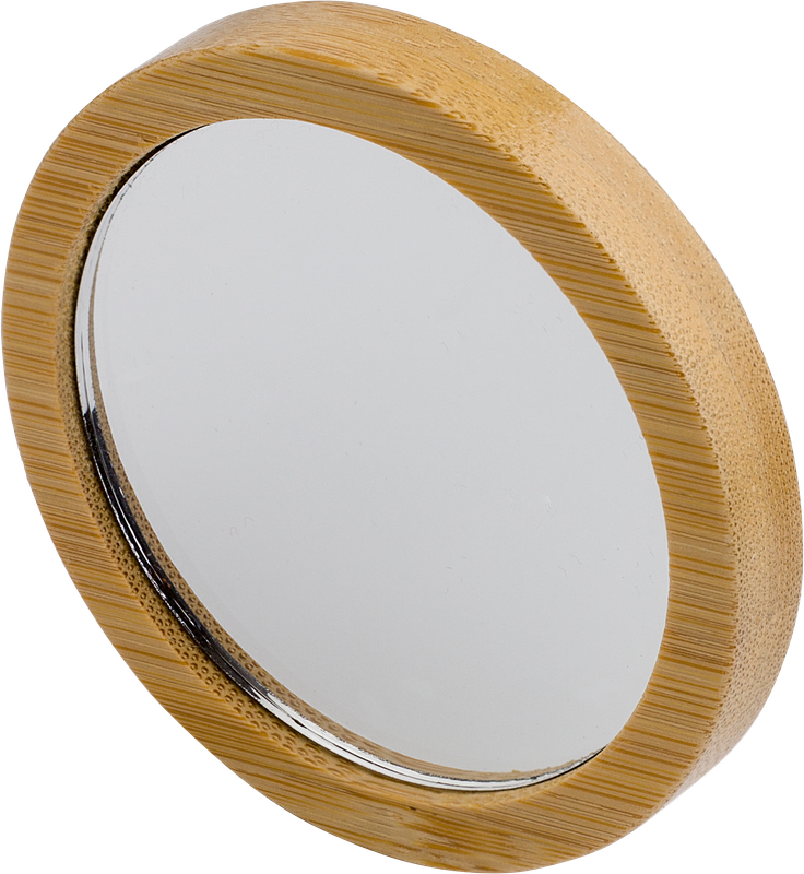 Bamboo pocket mirror