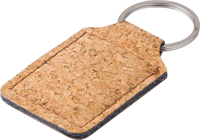 Cork keyring