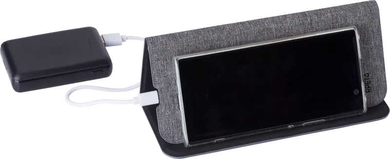 RPET wireless charger mouse mat/phone stand