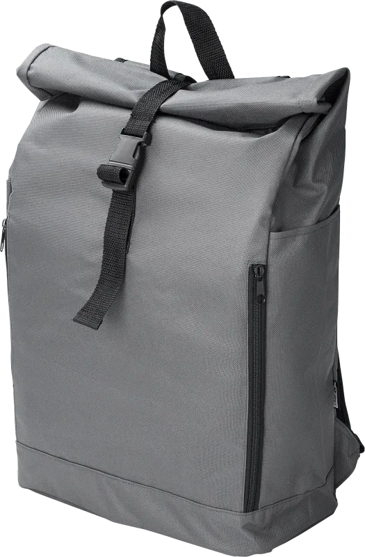 RPET roll top backpack