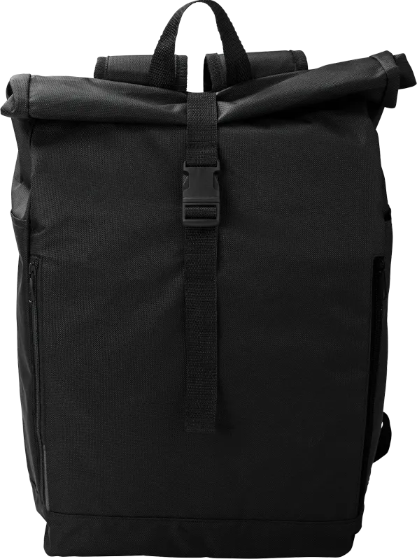 RPET roll top backpack