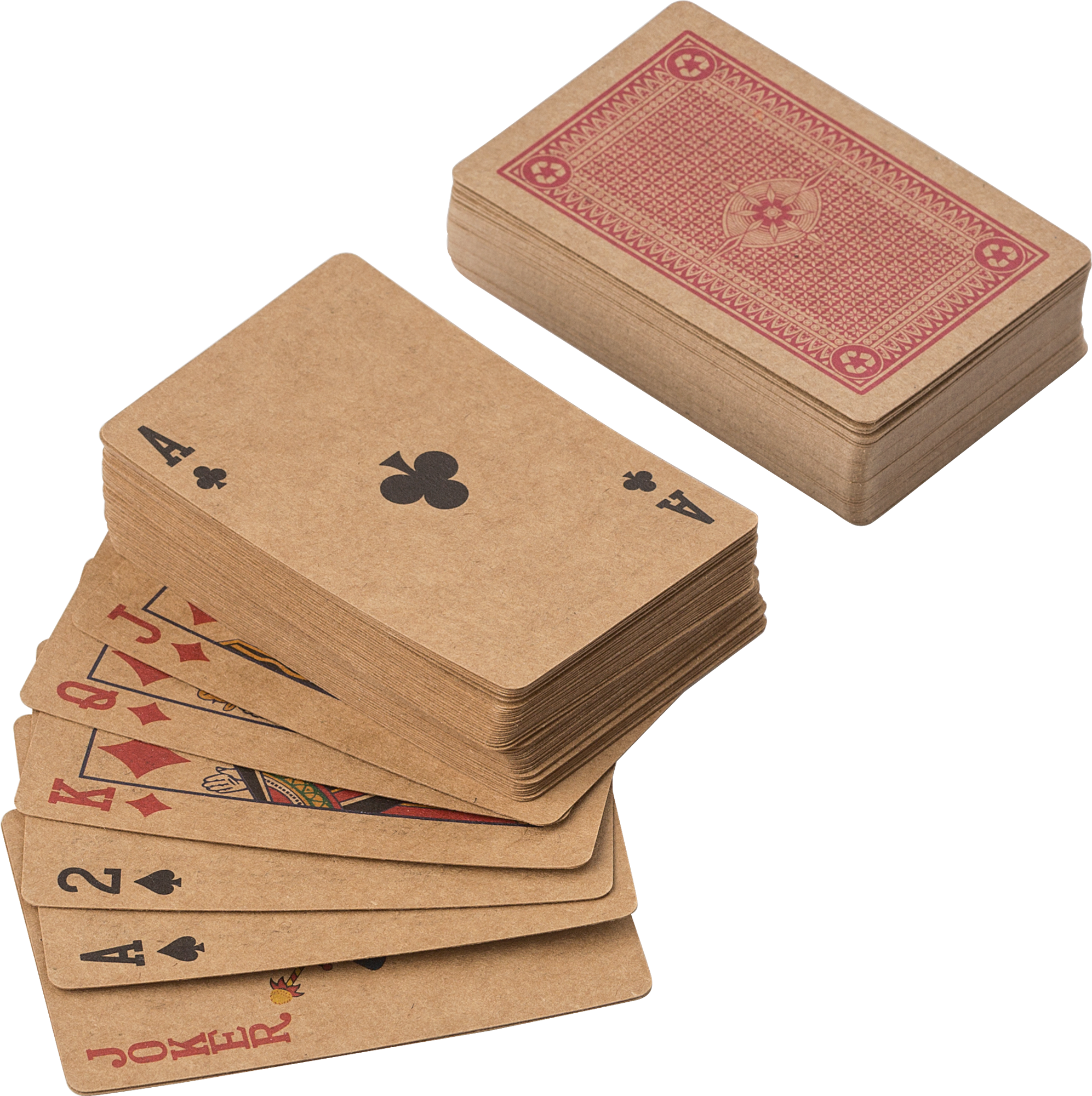 Recycled deck of cards