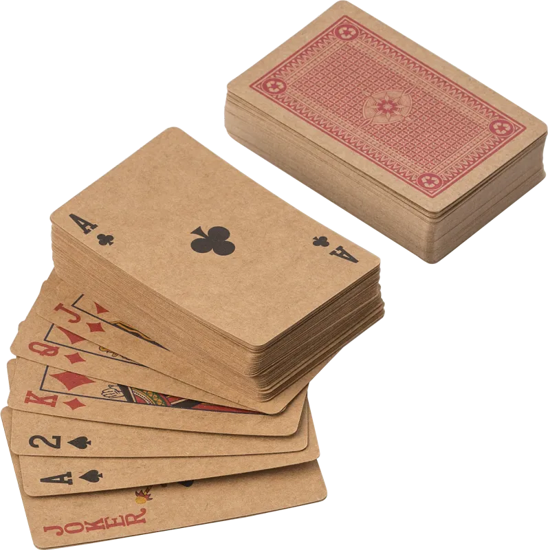 Recycled deck of cards