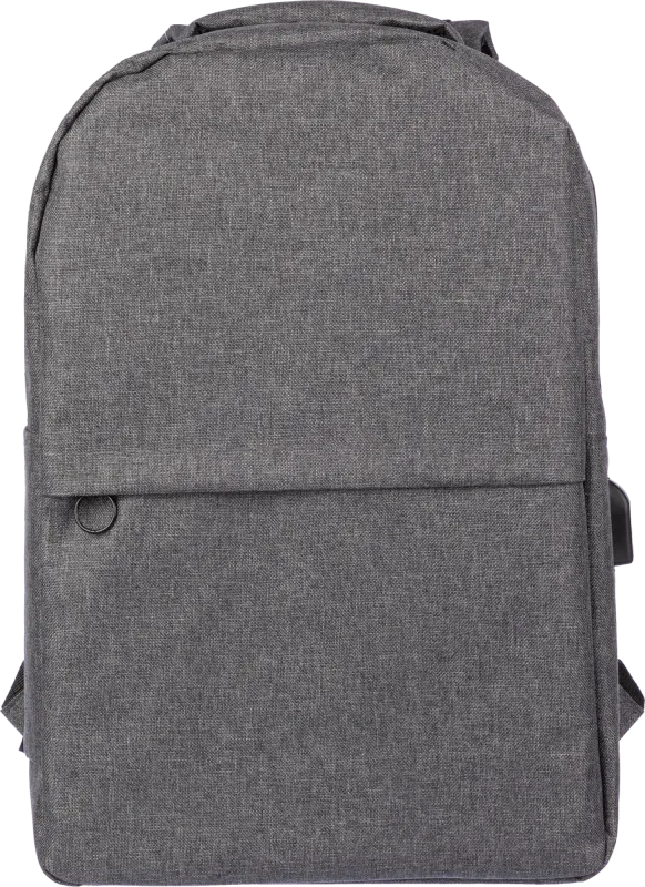RPET Backpack with USB port