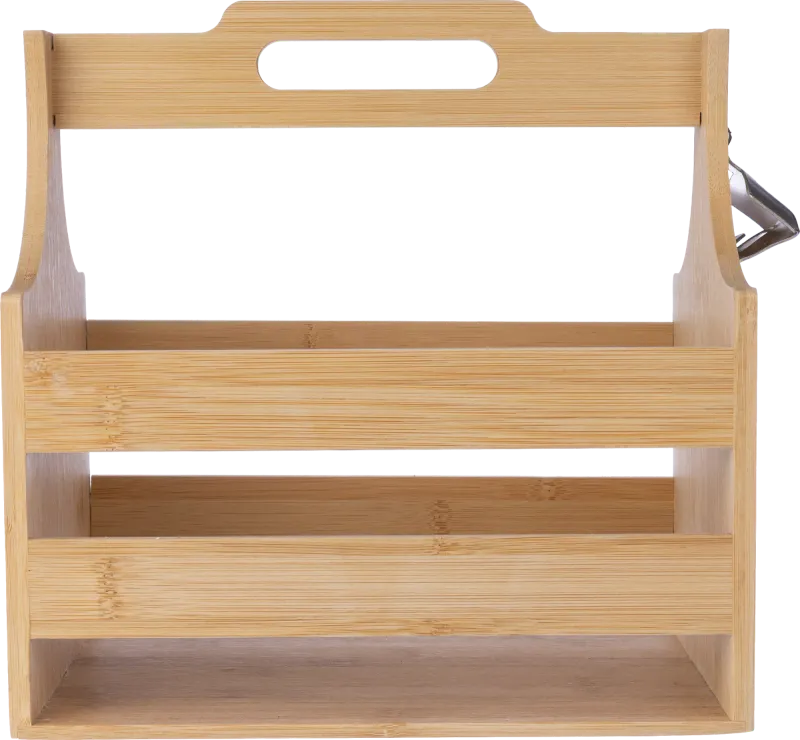Bamboo bottle holder