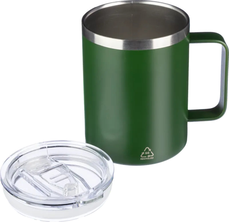 Recycled double walled travel mug (300 ml)