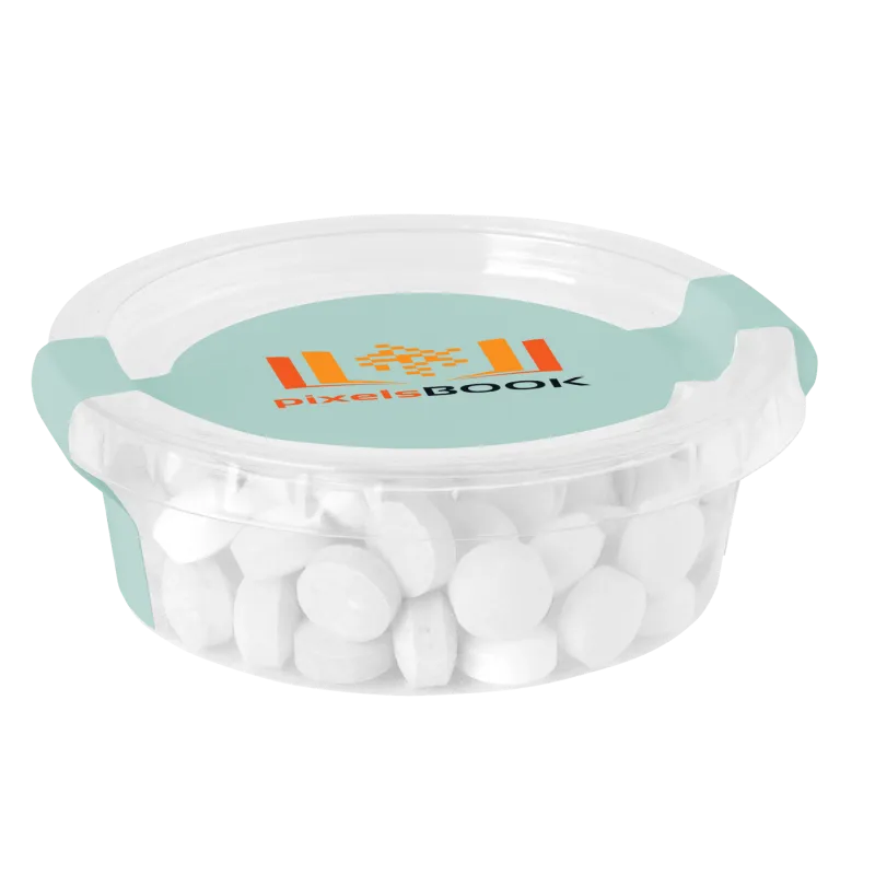 Small eco sweet tub with dextrose mints