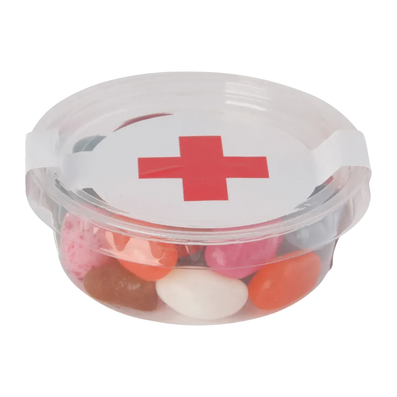 Small eco sweet tub with jelly beans