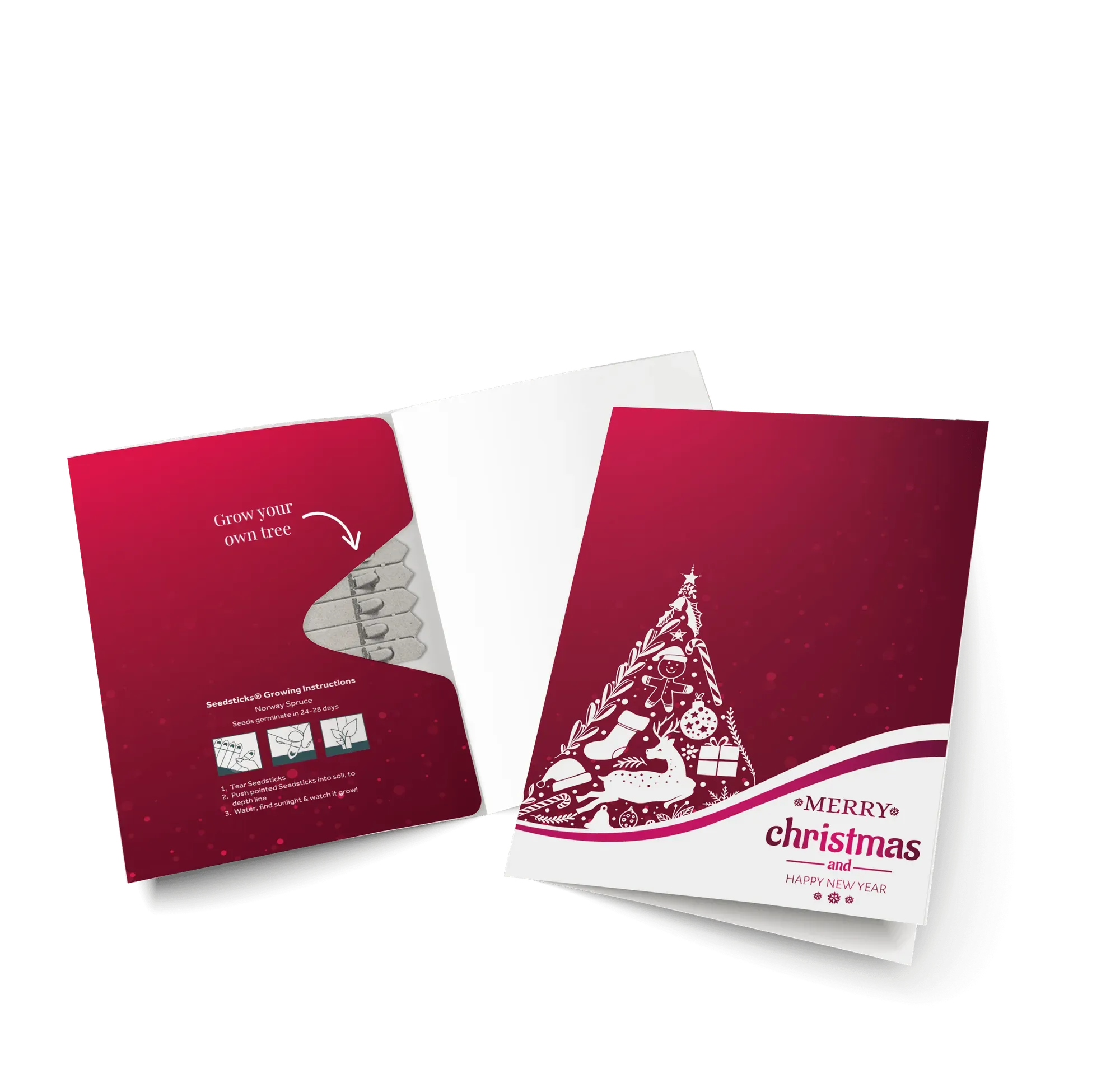 Christmas Seedsticks® Greeting Cards
