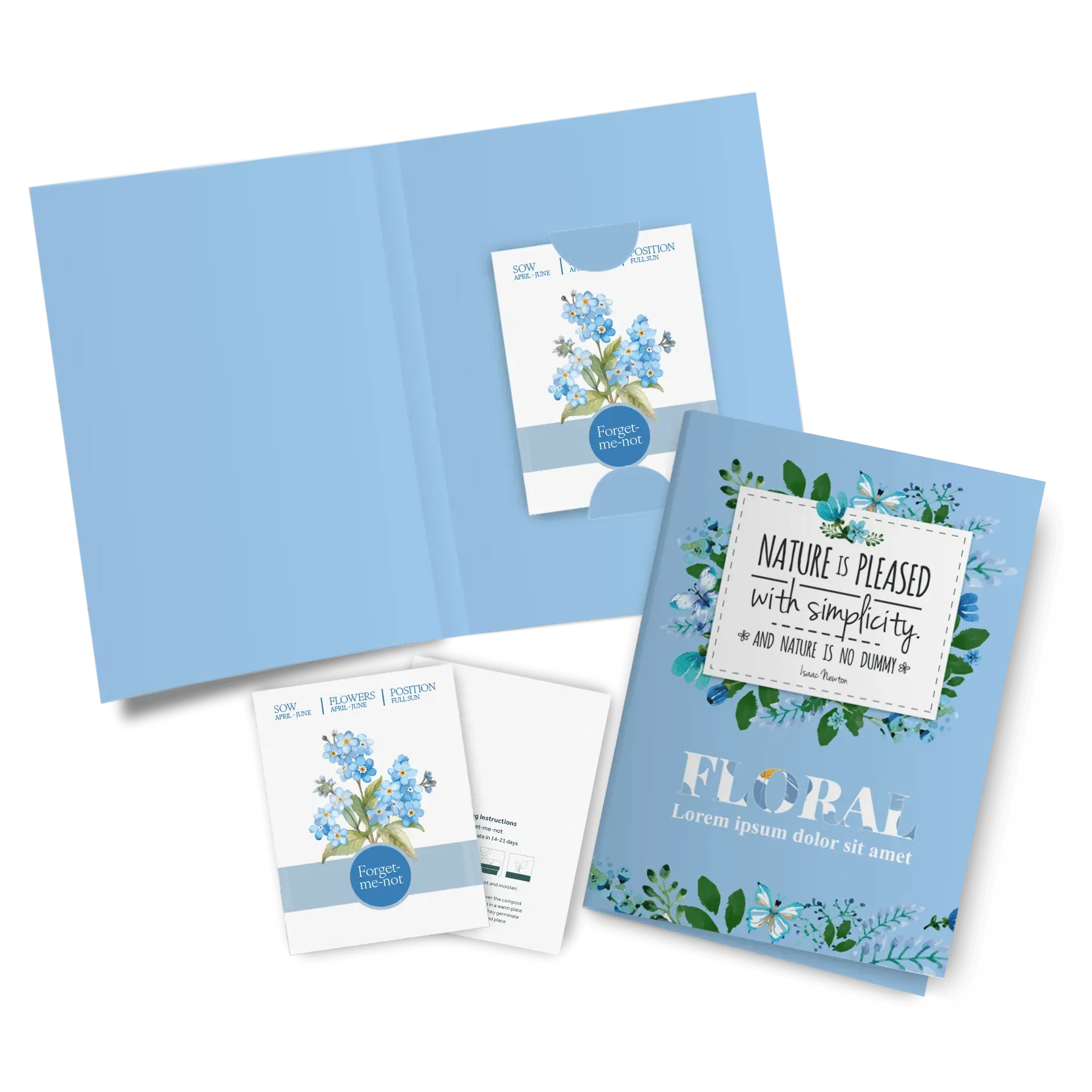 Seed Packet Booklet